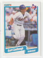 Scott Coolbaugh RC - Texas Rangers (MLB Baseball Card) 1990 Fleer # 293 Mint