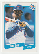 Cecil Espy - Texas Rangers (MLB Baseball Card) 1990 Fleer # 295 Mint