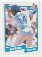 Julio Franco - Texas Rangers (MLB Baseball Card) 1990 Fleer # 296 Mint