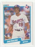 Juan Gonzalez RC - Texas Rangers (MLB Baseball Card) 1990 Fleer # 297 Mint