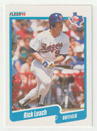 Rick Leach - Texas Rangers (MLB Baseball Card) 1990 Fleer # 305 Mint
