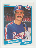 Geno Petralli - Texas Rangers (MLB Baseball Card) 1990 Fleer # 309 Mint