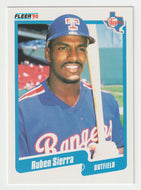 Ruben Sierra - Texas Rangers (MLB Baseball Card) 1990 Fleer # 314 Mint