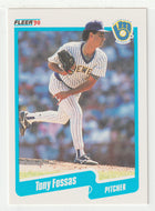 Tony Fossas RC - Milwaukee Brewers (MLB Baseball Card) 1990 Fleer # 323 Mint