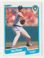 Dan Plesac - Milwaukee Brewers (MLB Baseball Card) 1990 Fleer # 334 Mint