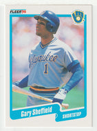 Gary Sheffield - Milwaukee Brewers (MLB Baseball Card) 1990 Fleer # 336 Mint