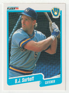 B.J. Surhoff - Milwaukee Brewers (MLB Baseball Card) 1990 Fleer # 338 Mint