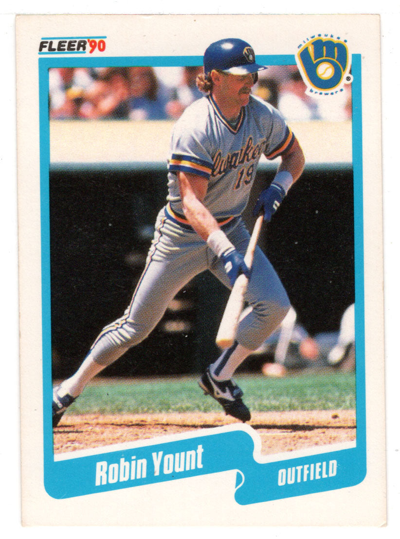 Robin Yount - Milwaukee Brewers (MLB Baseball Card) 1990 Fleer # 340 Mint