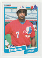 Hubie Brooks - Montreal Expos (MLB Baseball Card) 1990 Fleer # 341 Mint