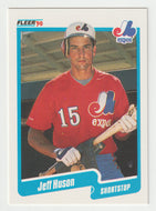 Jeff Huson RC - Montreal Expos (MLB Baseball Card) 1990 Fleer # 350 Mint
