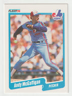 Andy McGaffigan - Montreal Expos (MLB Baseball Card) 1990 Fleer # 355 Mint