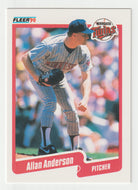 Allan Anderson - Minnesota Twins (MLB Baseball Card) 1990 Fleer # 366 Mint