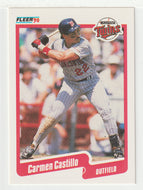 Carmelo Castillo - Minnesota Twins (MLB Baseball Card) 1990 Fleer # 371 Mint