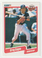 Greg Gagne - Minnesota Twins (MLB Baseball Card) 1990 Fleer # 374 Mint
