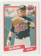 Dan Gladden - Minnesota Twins (MLB Baseball Card) 1990 Fleer # 375 Mint