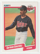 German Gonzalez - Minnesota Twins (MLB Baseball Card) 1990 Fleer # 376 Mint