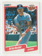 Brian Harper - Minnesota Twins (MLB Baseball Card) 1990 Fleer # 377 Mint