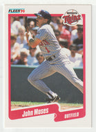 John Moses - Minnesota Twins (MLB Baseball Card) 1990 Fleer # 381 Mint