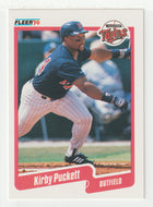 Kirby Puckett - Minnesota Twins (MLB Baseball Card) 1990 Fleer # 383 Mint