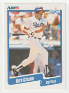 Kirk Gibson - Los Angeles Dodgers (MLB Baseball Card) 1990 Fleer # 393 Mint