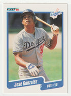 Jose Gonzalez - Los Angeles Dodgers (MLB Baseball Card) 1990 Fleer # 394 Mint