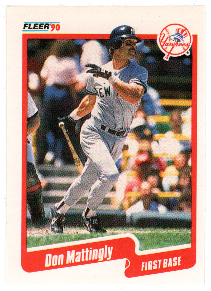 Don Mattingly - New York Yankees (MLB Baseball Card) 1990 Fleer # 447 Mint