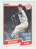 Clay Parker - New York Yankees (MLB Baseball Card) 1990 Fleer # 451 Mint