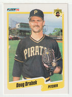 Doug Drabek - Pittsburgh Pirates (MLB Baseball Card) 1990 Fleer # 465 Mint