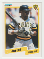 Jose Lind - Pittsburgh Pirates (MLB Baseball Card) 1990 Fleer # 474 Mint