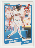 Dion James - Cleveland Indians (MLB Baseball Card) 1990 Fleer # 494 Mint