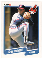 Greg Swindell - Cleveland Indians (MLB Baseball Card) 1990 Fleer # 503 Mint