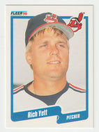 Rich Yett - Cleveland Indians (MLB Baseball Card) 1990 Fleer # 504 Mint