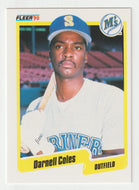 Darnell Coles - Seattle Mariners (MLB Baseball Card) 1990 Fleer # 509 Mint