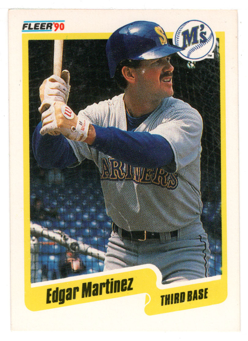 Edgar Martinez - Seattle Mariners (MLB Baseball Card) 1990 Fleer # 520 Mint