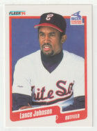 Lance Johnson - Chicago White Sox (MLB Baseball Card) 1990 Fleer # 536 Mint