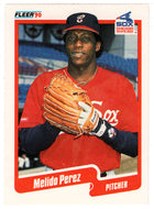 Melido Perez - Chicago White Sox (MLB Baseball Card) 1990 Fleer # 546 Mint