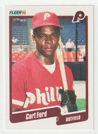 Curt Ford - Philadelphia Phillies (MLB Baseball Card) 1990 Fleer # 557 Mint