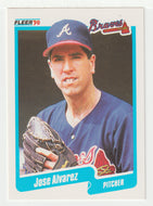 Jose Alvarez - Atlanta Braves (MLB Baseball Card) 1990 Fleer # 574 Mint