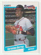 Geronimo Berroa - Atlanta Braves (MLB Baseball Card) 1990 Fleer # 575 Mint