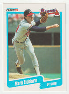 Mark Eichhorn - Atlanta Braves (MLB Baseball Card) 1990 Fleer # 580 Mint