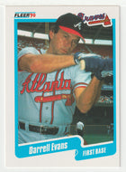 Darrell Evans - Atlanta Braves (MLB Baseball Card) 1990 Fleer # 581 Mint