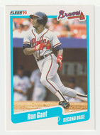 Ron Gant - Atlanta Braves (MLB Baseball Card) 1990 Fleer # 582 Mint