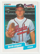 Derek Lilliquist - Atlanta Braves (MLB Baseball Card) 1990 Fleer # 588 Mint