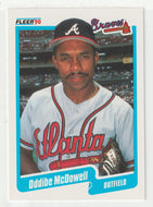 Oddibe McDowell - Atlanta Braves (MLB Baseball Card) 1990 Fleer # 589 Mint