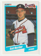 Kent Mercker RC - Atlanta Braves (MLB Baseball Card) 1990 Fleer # 590 Mint