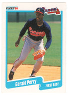 Gerald Perry - Atlanta Braves (MLB Baseball Card) 1990 Fleer # 592 Mint