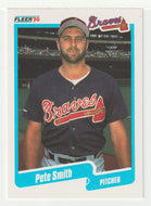 Pete Smith - Atlanta Braves (MLB Baseball Card) 1990 Fleer # 594 Mint