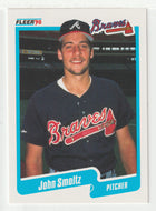 John Smoltz - Atlanta Braves (MLB Baseball Card) 1990 Fleer # 595 Mint