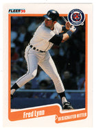 Fred Lynn - Detroit Tigers (MLB Baseball Card) 1990 Fleer # 609 Mint