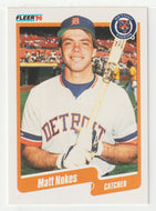 Matt Nokes - Detroit Tigers (MLB Baseball Card) 1990 Fleer # 611 Mint